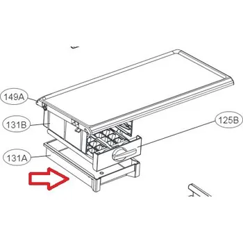 Originální miska na led LG MKK62202601
