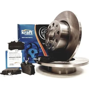 Brzdový komplet Brzdy kotouče a desky zadní VW GOLF V VI PLUS 253mm - KRAFT