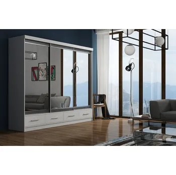 Arkos Šatní skříň Margo 250, v216 x š250 x h62cm, lamino