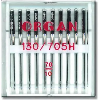 Příslušenství k šicímu stroji jehly Organ 130/705H 70 10ks