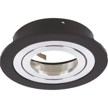 Bodové svítidlo Podhledové bodové svítidlo MINO212-BL kruhové, výklopné ALU-černé
