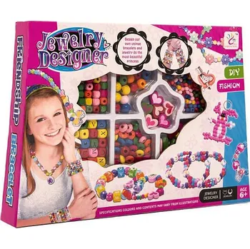 Dětské navlékací korálky Teddies Jewelry Designer