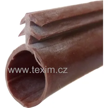 TEXIM Těsnění silikon do drážky pr.6mm HNĚDÁ