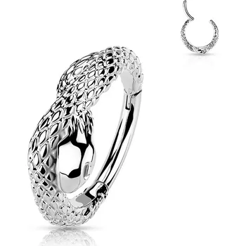 Piercing Šperky4U Piercing kruh segment - had, 1,2 x 10 mm - K01062ST-1210