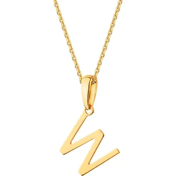 Přívěsek Zlatý přívěsek - písmeno W - Z-698 W.01