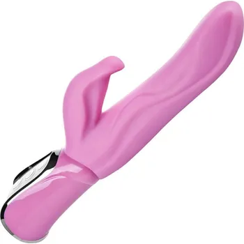 Vibrátor VIBE THERAPY stylový vibrátor se stimulátorem růžový