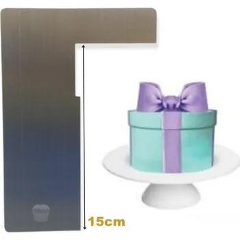 Caketools Cukrářská obrysová karta z nerezové oceli - krabice vysoká 15cm