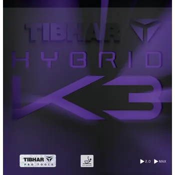 Tibhar - Hybrid K3 Barva: Červená, Tloušťka houby: max
