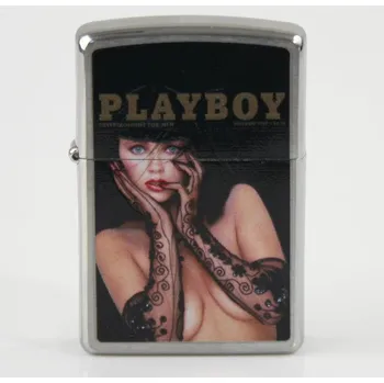 Zippo chrom gebürstet color Playboy December 1988 2003140