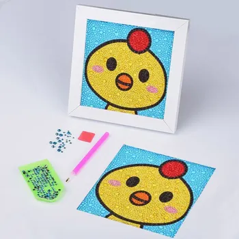 Diamantové malování DAALO Diamantové malování pro děti - kuřátko