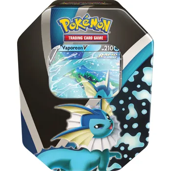 Sběratelská karetní hra Nintendo TCG Eevee Evolution Tin Vaporeon V