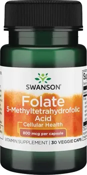 Swanson Folate 800 mcg 30 cps.