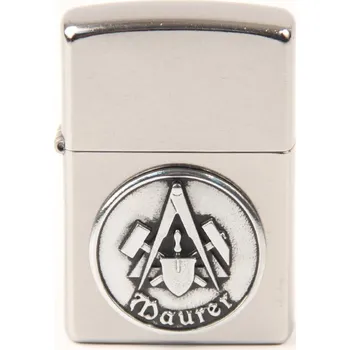 ZIPPO street chrom Emblem "Maurer" 2006322