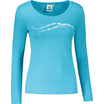 Dámské tričko Dámské triko s dlouhým rukávem ALTISPORT CARRYOVER ALW001169 TYRKYSOVÁ XL