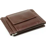 Tmavě hnědá pánská kožená peněženka Miles