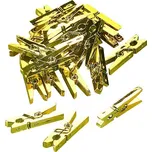 Scrapbooking Mini kolíčky zlaté 2,5 cm…