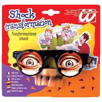 Karnevalový doplněk Brýle krvavé oči + zuby