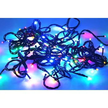 Vánoční dekorace Euro Habitat Venkovní Vánoční LED osvětlení - Barevné 100 LED