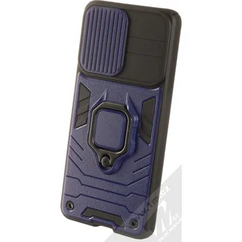 Pouzdro na mobilní telefon 1Mcz Lens Ring odolný ochranný kryt pro Samsung Galaxy S21 tmavě modrá černá (navy blue black)