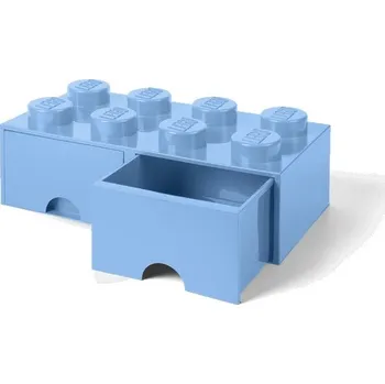 Stavebnice LEGO LEGO Storage LEGO úložný box 8 s šuplíky Varianta: Box světle modrá