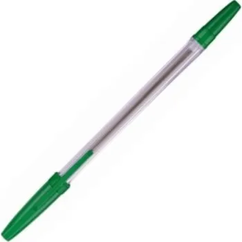 Kuličková tužka, jednorázová, standard, zelená