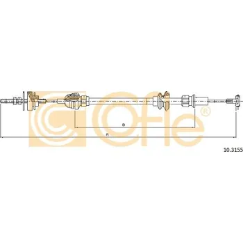 Spojkové lanko Cofle 10.3155
