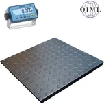 Lesak 4T0608LDFWL500 | Průmyslová váha podlahová expediční do 500 kg, můstková s vážním indikátorem