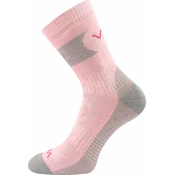 Termo ponožky Voxx Prime teplé sv. růžové s šedou velikosti ponožek: 17-19 ( EUR vel. 25-29)