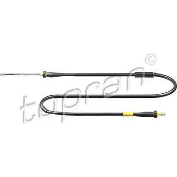 Brzdový systém Tažné lanko, parkovací brzda TOPRAN 631 767