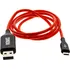 Datový kabel YENKEE YCU 231 USB/Micro USB 1 m, červený