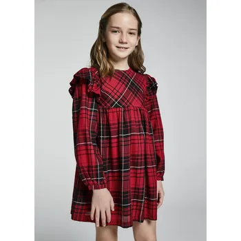 Dětská móda Dívčí šaty Mayoral 7920 káro Rozměr: 162 (16 let)