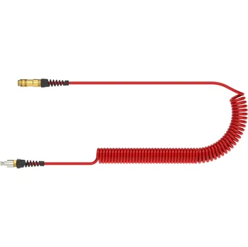 Zahradní hadice PUR463ESM: spirálová hadice MODY 4/6mm, 3m, rychlospojky DN5, polyuretan, červená (spirálová hadice MODY 4/6mm, 3m, rychlospojky DN5, polyuretan, červená)