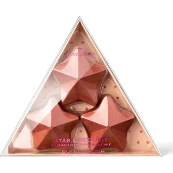 bomba do koupele Revolution I Heart Star Fizzer Kit koupelová bomba 3 ks