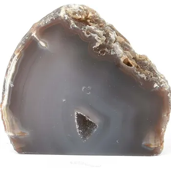 Přírodní kámen Achát stojící geoda (269g)