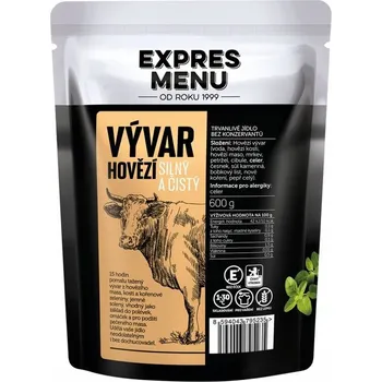 Hotové jídlo EXPRES MENU Hovězí vývar 600 g