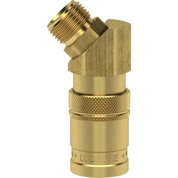 ESDF 1615 A-45AB (rychlospojka ESDF M16x1.5 vnější 45° ventil, DN9, mosaz)