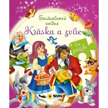 Skládačková knížka Kráska a zvíře