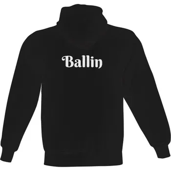 Pánská mikina Pánská mikina s kapucí s potiskem Mikina ballin pánské