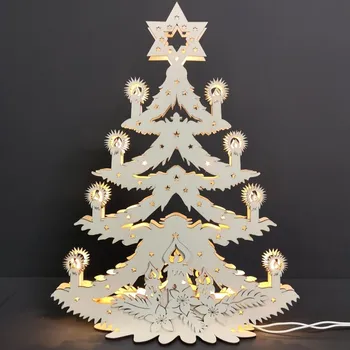 Vánoční osvětlení Amadea 09991-00 svítící dekorace ve tvaru stromu 47 cm