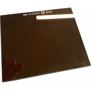 Svářečská kukla Sklo tmavé svářečské 110x90mm -DIN 11 zrcadlové