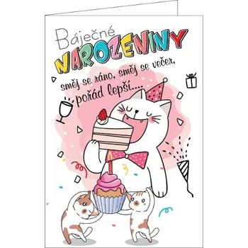Blahopřání do obálky BÁJEČNÉ NAROZENINY (BOD-2482)