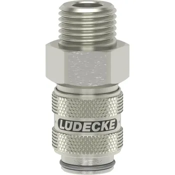 Příslušenství pro vzduchotechniku ESMNLA 18 A (rychlospojka Mini G1/8" vnější, DN5, mosaz nikl.)