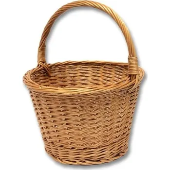 Nákupní košík Wiklina Košík proutěný TRHÁČEK d20cm, v.16cm, malý