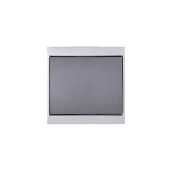 vypínač THAYA vypínač č.6 schodišťový kompletní antracit stříbrný proužek 6206.1553.8 Kopp