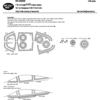 Plastikový model New Ware 1/48 Mask F-15 A/C Eagle BASIC (HAS)