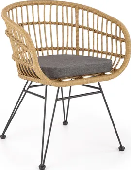 Jídelní židle Halmar Auril K456 přírodní/šedá
