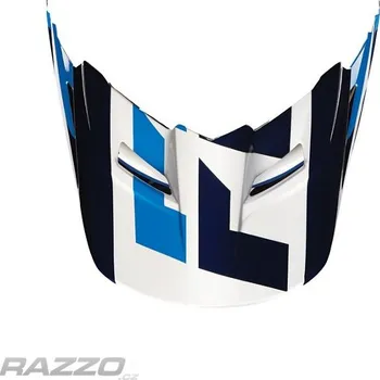 Motodoplněk Náhradní kšilt helmy FOX V1 Mako White 16 M-L