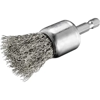 CMN-KARNASCH Štětcový kartáč kadeřavý P24 HEX ocel 28 mm