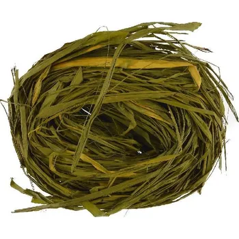 Stuha Přírodní lýko RAPHIA olivová