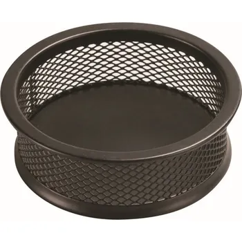 Miska na sponky, průměr 90 mm, výška 38 mm, kov - černá, drátěný program